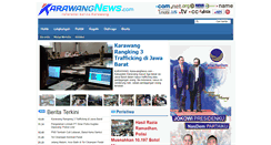 Desktop Screenshot of karawangnews.com
