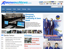 Tablet Screenshot of karawangnews.com